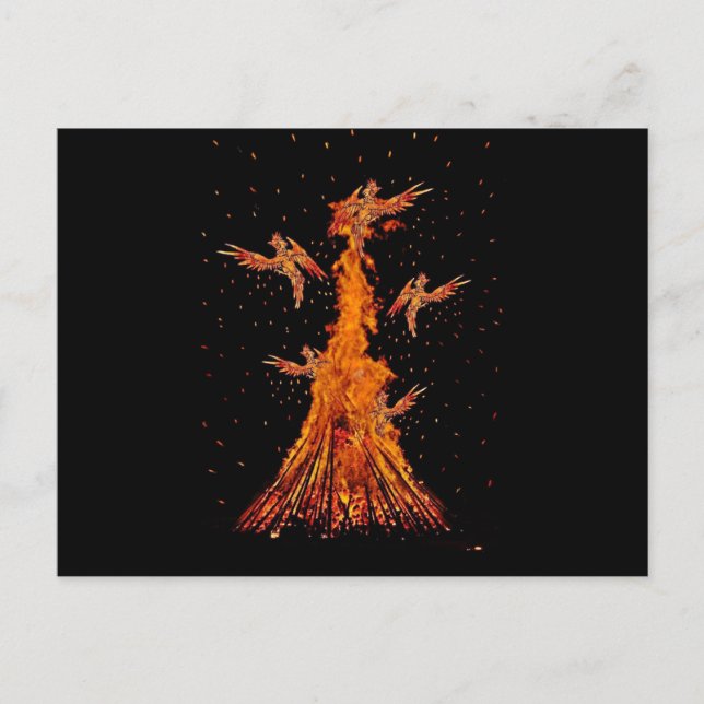 Phoenix Rebirth Postcard (Front)