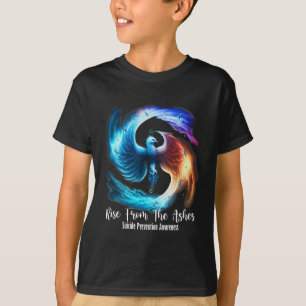 Phoenix Rise From The Ashes Suicide Prevention Awa T-Shirt