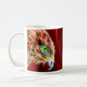 Phoenix Risen Fractal Classic White Mug