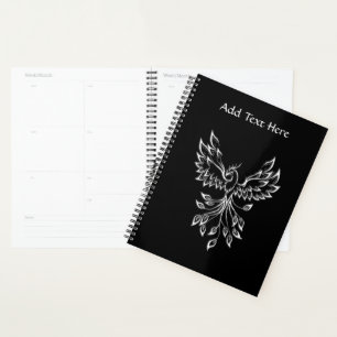 Phoenix Rises on Black Planner