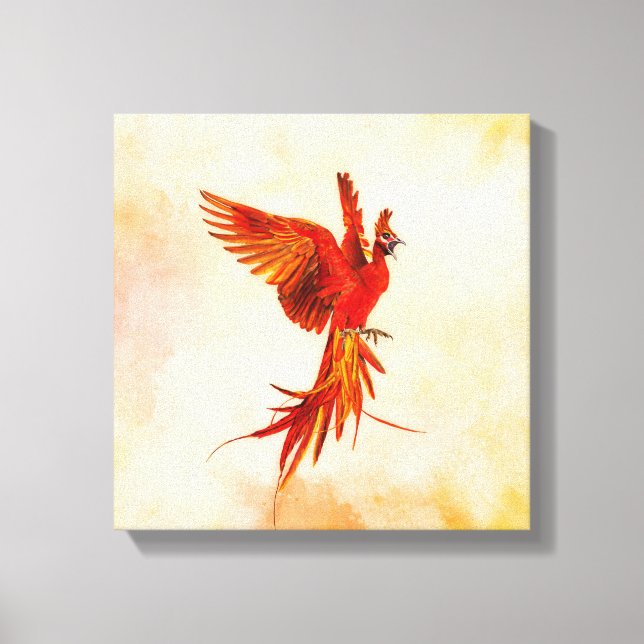 Phoenix Rising - #2 Canvas Print (Front)