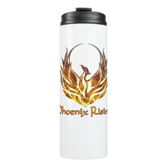 Phoenix Rising Above the Ashes Thermal Tumbler (Front)