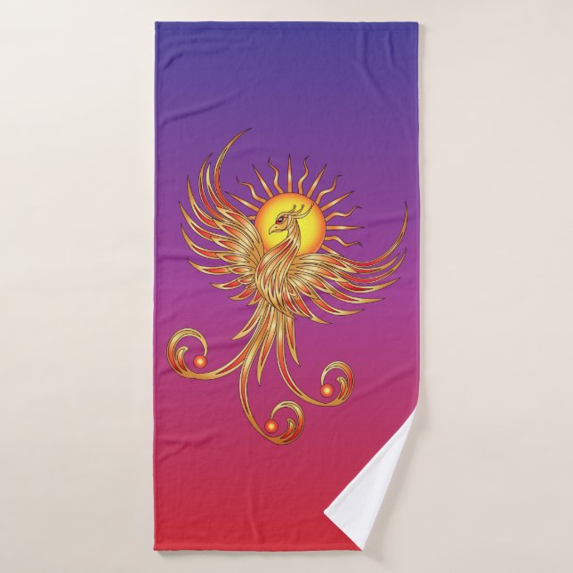 Phoenix Rising Bath Towel Set (Bath Towel)