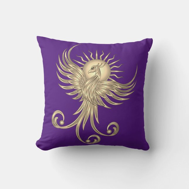 Phoenix Rising Cushion (Front)
