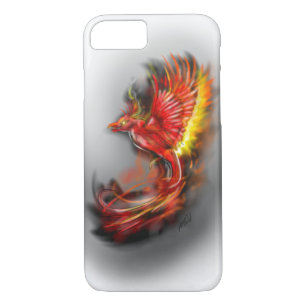 phoenix rising from the ashes, rebirth fire birds iPhone 8/7 case