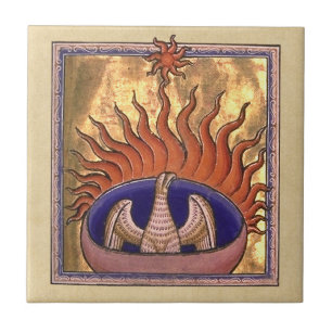 Phoenix Rising from the Ashes Tile