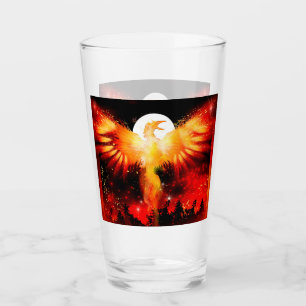 Phoenix Rising Gass Tumbler