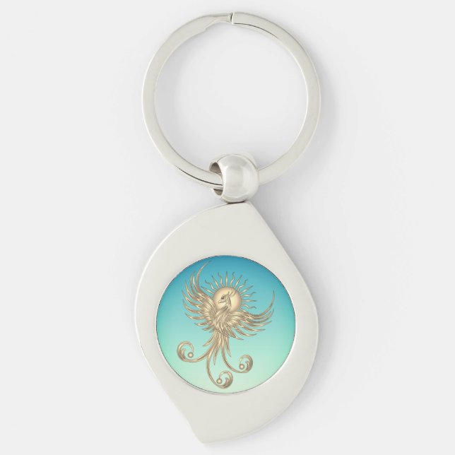 Phoenix Rising Key Ring (Front)