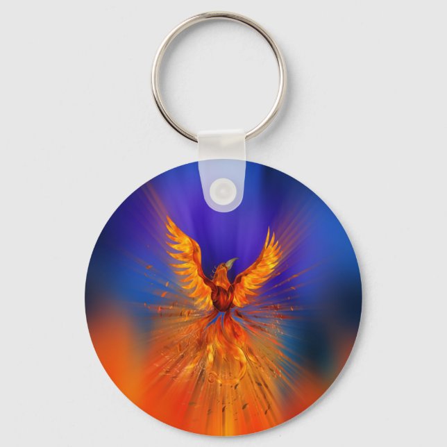 Phoenix Rising Key Ring (Front)