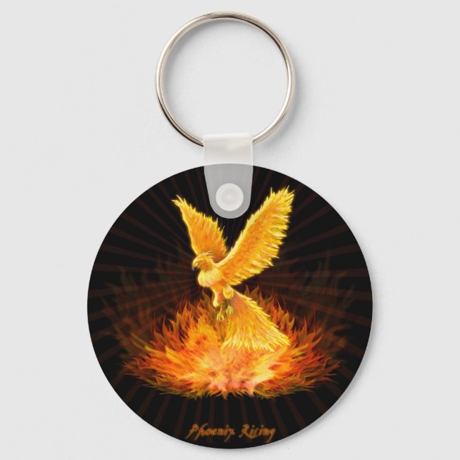 Phoenix Rising Key Ring (Front)