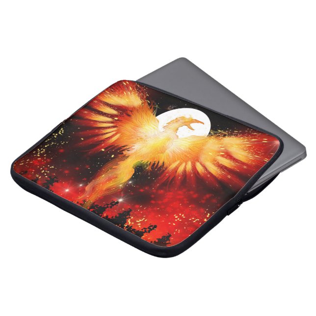 Phoenix Rising Laptop Cover (Front Top)