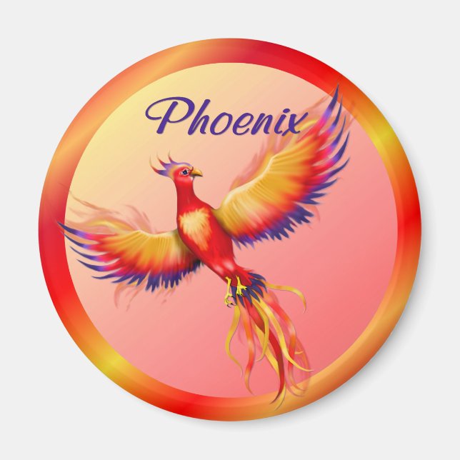 Phoenix Rising Magnet (Front)