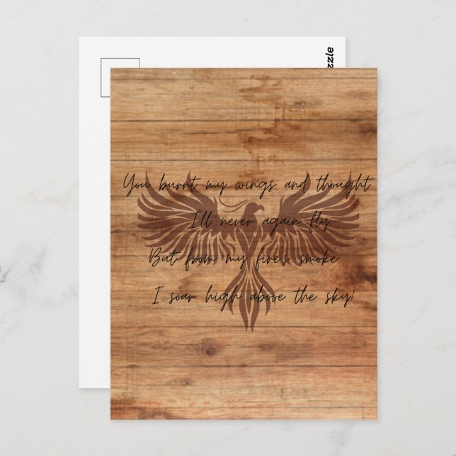 Phoenix Rising | Motivation  Postcard (Front/Back)