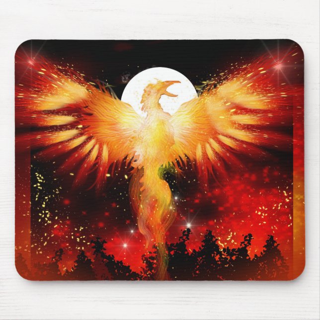 Phoenix Rising Mouse Pad (Front)