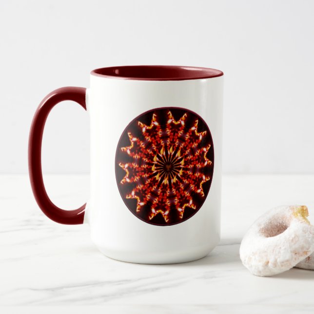 Phoenix Rising Mug (With Donut)