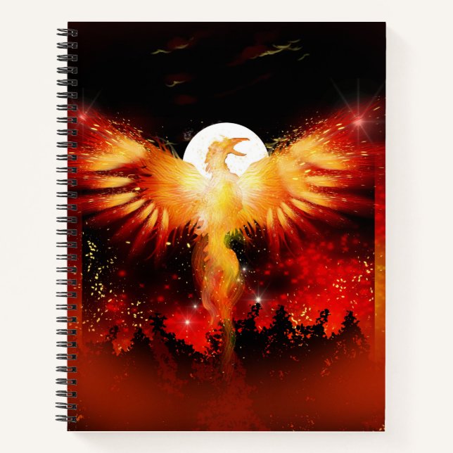 Phoenix Rising Notebook (Front)