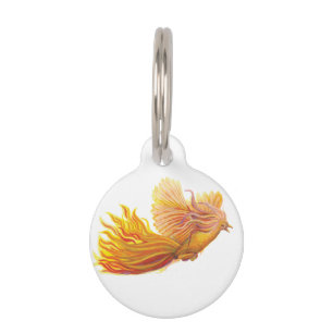 Phoenix Rising Pet Tag