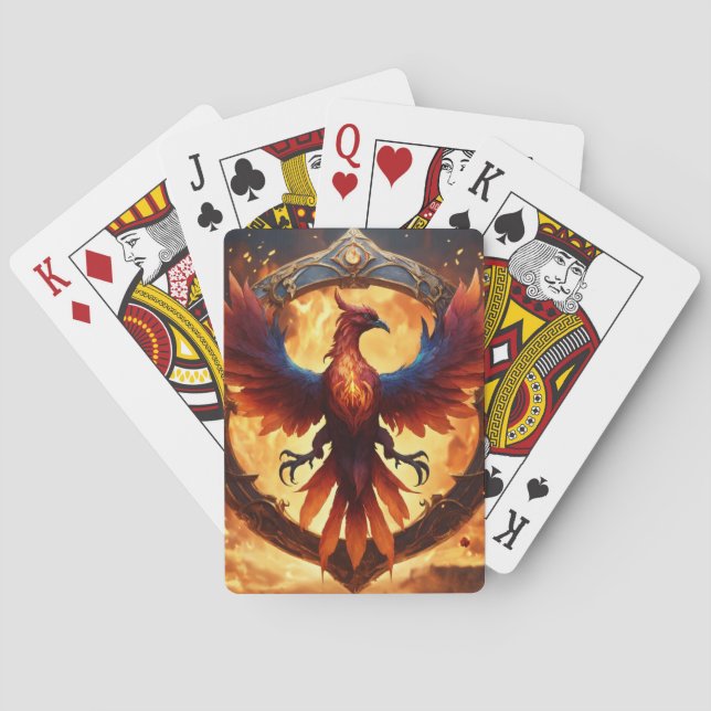 Phoenix Rising Playing Cards (Back)
