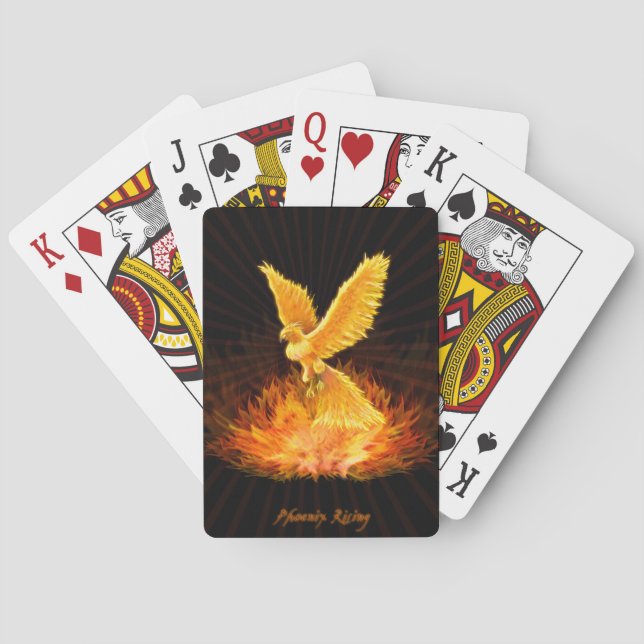 Phoenix Rising Playing Cards (Back)