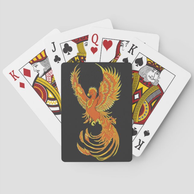 Phoenix Rising Playing Cards (Back)