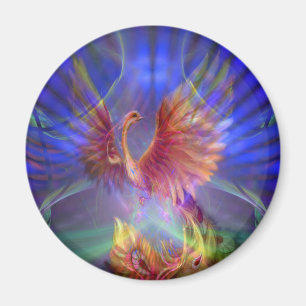 Phoenix Rising Refrigerator Magnet
