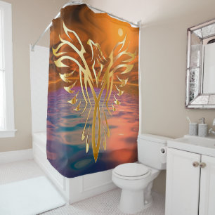 Phoenix Rising Shower Curtain