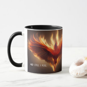 Phoenix Rising Support Inspiring Strength Mug