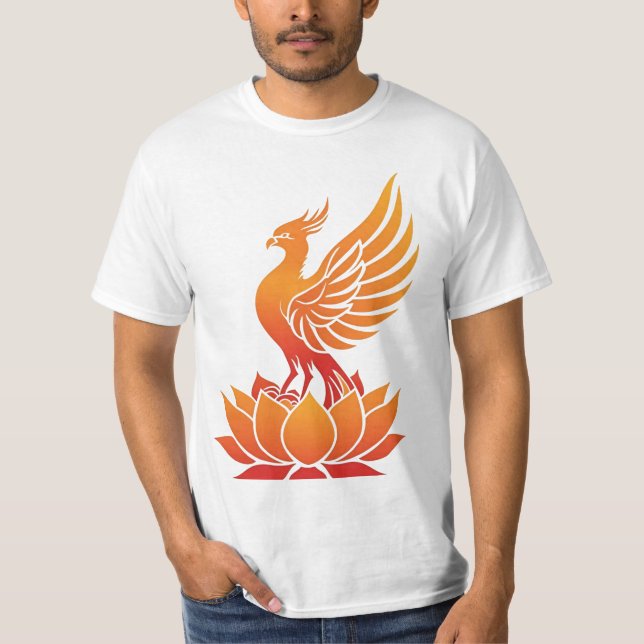 Phoenix Rising – Symbol of Strength and Renewal T-Shirt (Front)