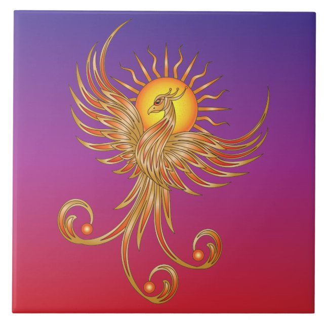 Phoenix Rising Tile (Front)