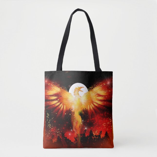 Phoenix Rising Tote Bag (Front)