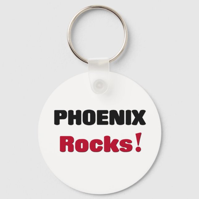 Phoenix Rocks Key Ring (Front)