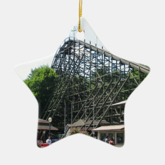 Phoenix Roller Coaster at Knoebels Ceramic Tree Decoration