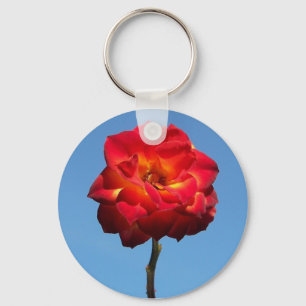 Phoenix Rose in the Sky-keychain Key Ring