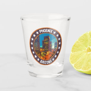 Phoenix shot glass