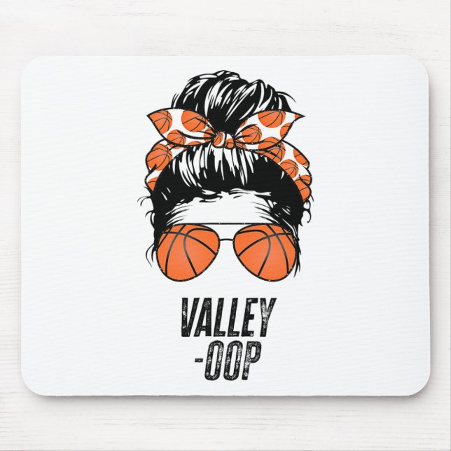 Phoenix Sketll Valley -oop Messy Bun Sun Sketll Fa Mouse Mat (Front)
