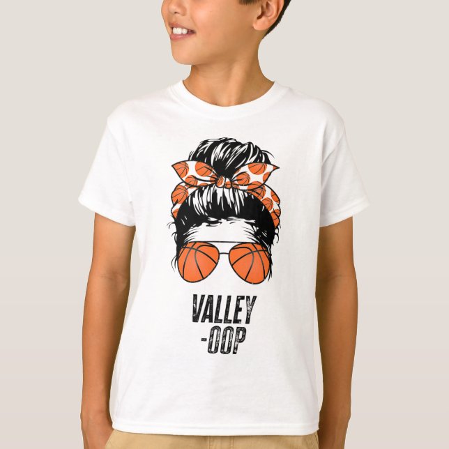 Phoenix Sketll Valley -oop Messy Bun Sun Sketll Fa T-Shirt (Front)