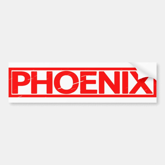 Phoenix Stamp Bumper Sticker (Front)