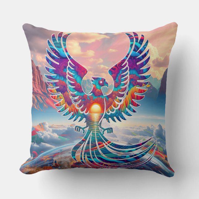 Phoenix Sunrise Cushion (Front)