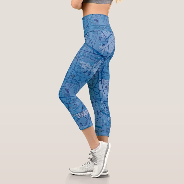 Phoenix TAC Chart Capri Leggings (Left)