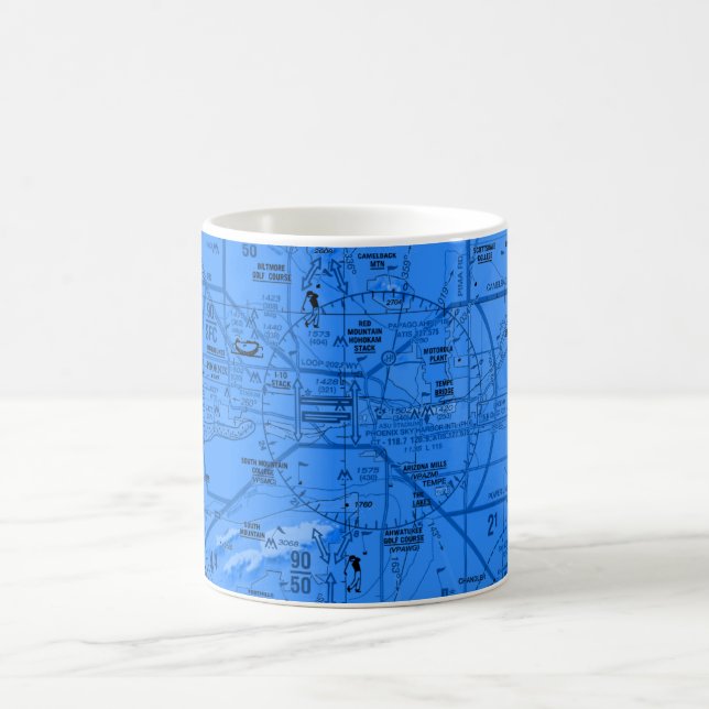 Phoenix TAC Chart mug - blue (Center)