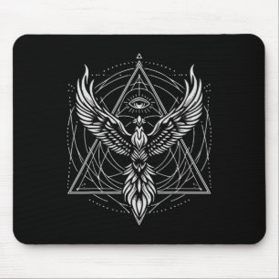 Phoenix Third Eyes Sacred Geometry Spiritual Geome Mouse Mat