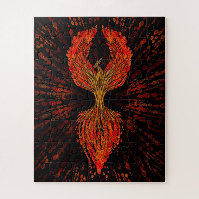 Phoenix Tree of Life Jigsaw Puzzle (Vertical)