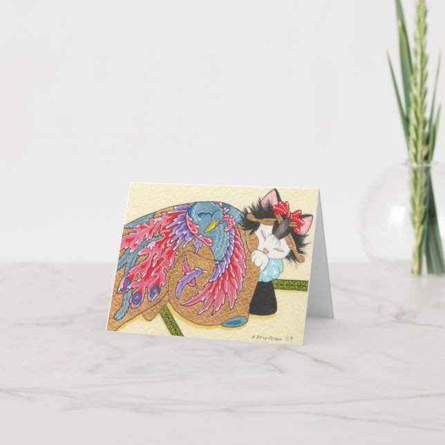 Phoenix uchikake notecard (Front)