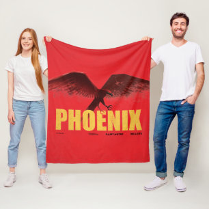 Phoenix Vingate Graphic Fleece Blanket