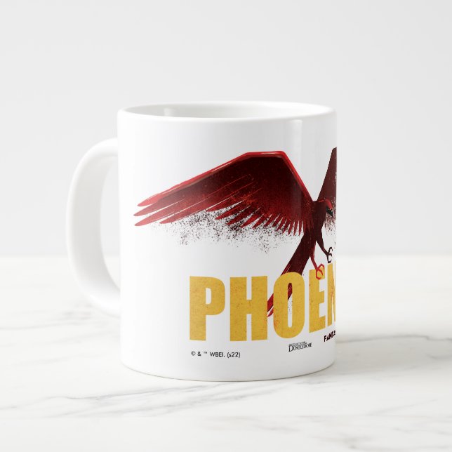 Phoenix Vingate Graphic Large Coffee Mug (Front Left)