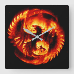 Phoenix wall clock