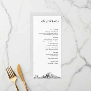 Phoenix Wedding Reception Dinner Menu