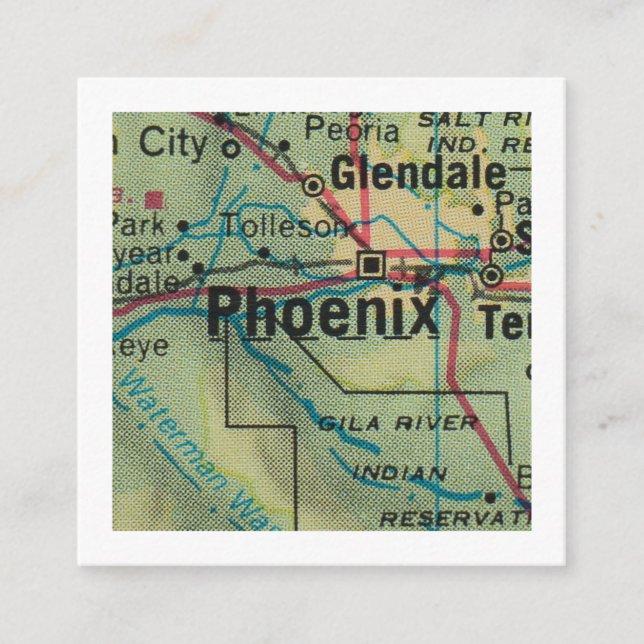 Phoenix We've Moved New Address Card (Front)