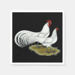 Phoenix:  White Pair Napkin