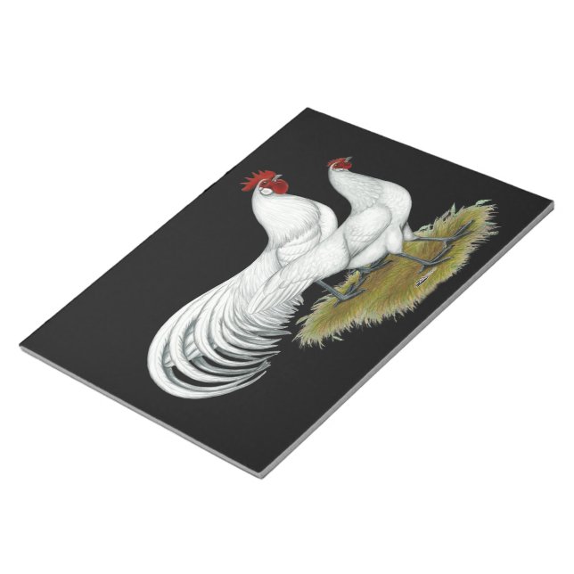 Phoenix:  White Pair Notepad (Angled)